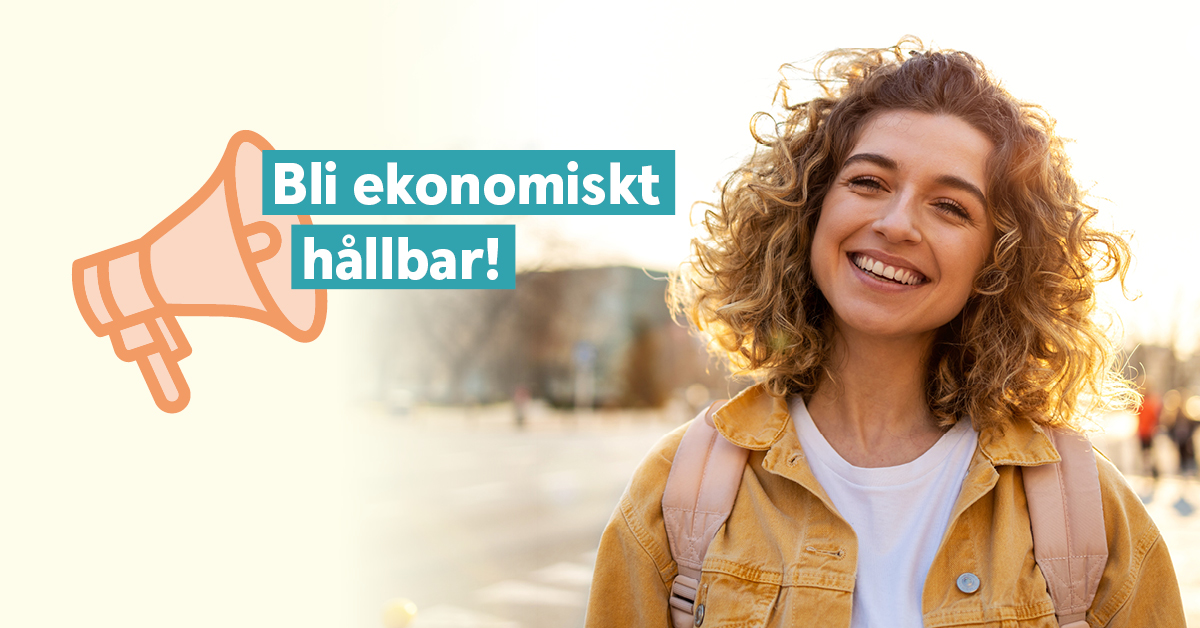 ekonomisk hållbarhet kvinna ler