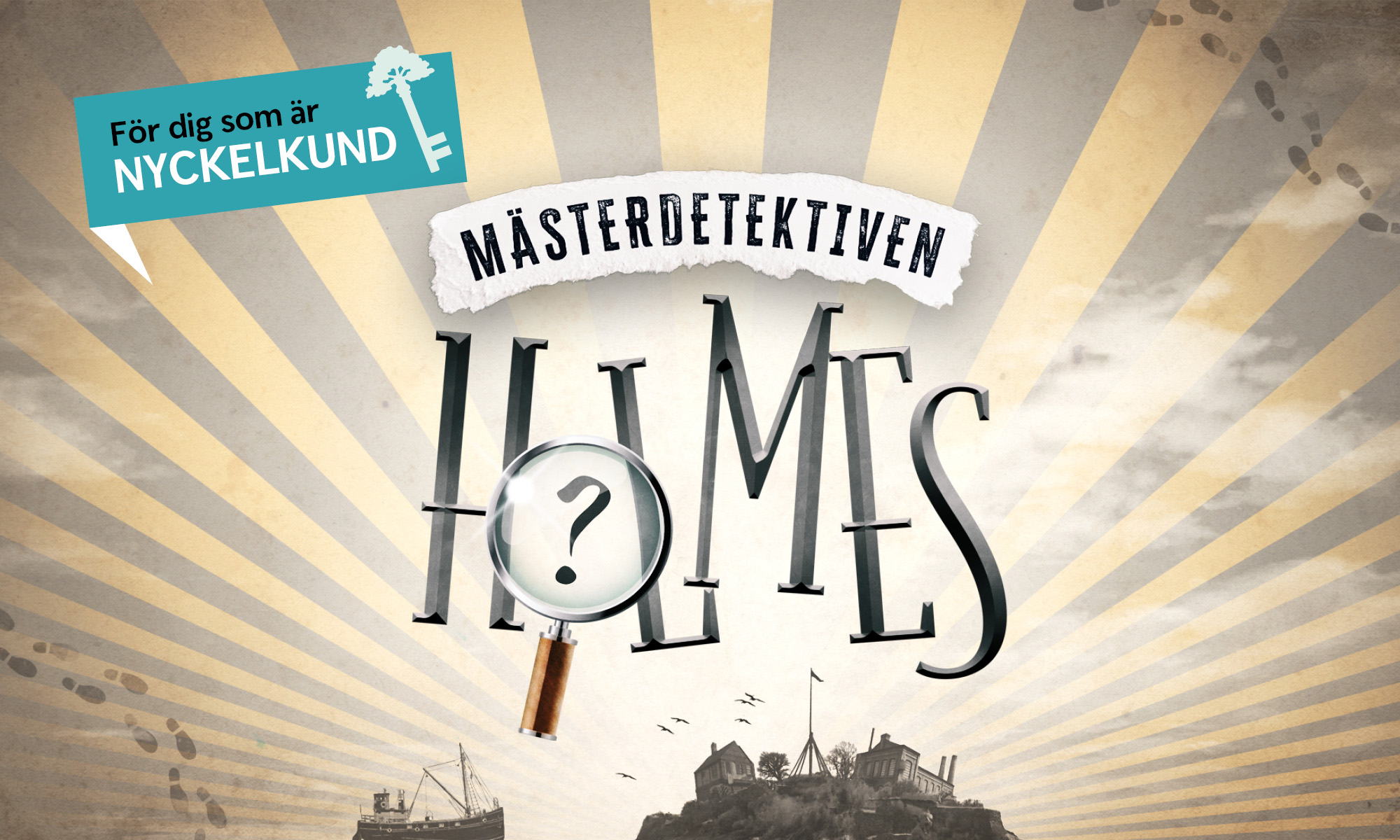 text mästerdetektiven holmes för nyckelkunder