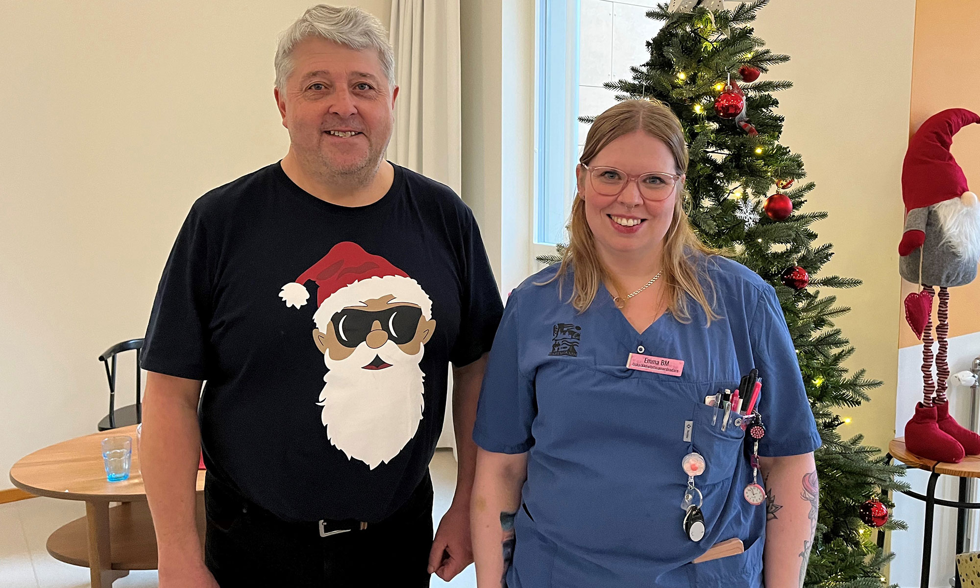 Håkan Windahl och Emma Bomsjö Malmros.