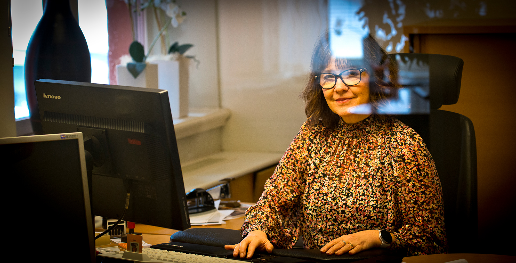 Medarbetare på kontor