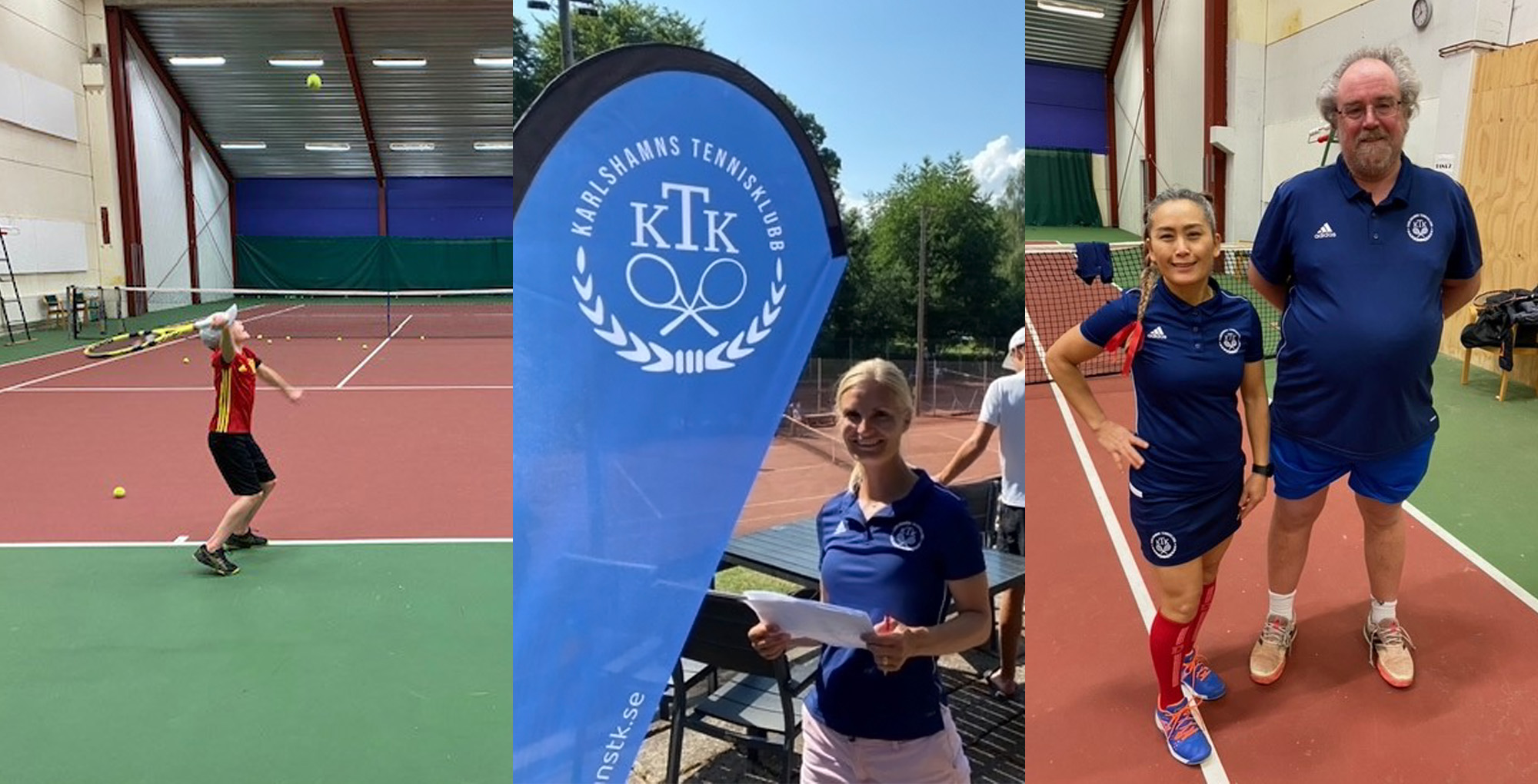 kollage från tennisklubben